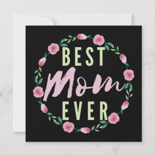 BESTE MOM OOIT - BESTE FLORISTISCHE MOEDER'S KAART