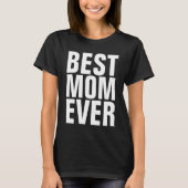 BESTE MOM OOIT Black T-shirts (Voorkant)