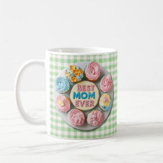 BESTE MOM OOIT Cupcake Mok Ontwerp (Links)