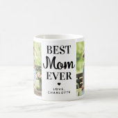 Beste MOM Ooit Custom 2 Foto Schattigee Moederdag Koffiemok (Center)