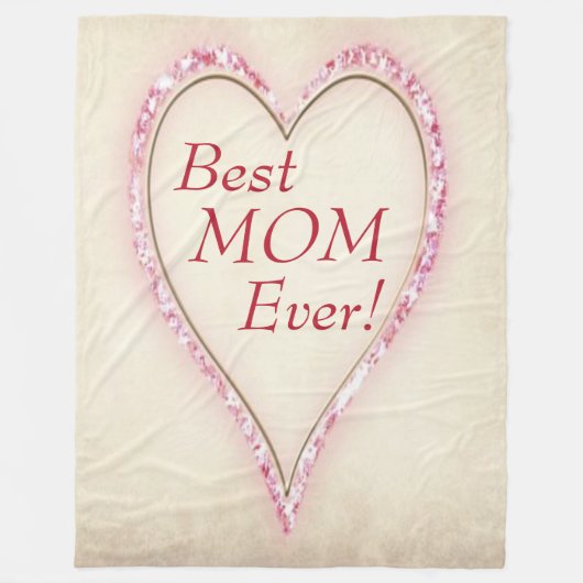 Beste MOM ooit Fleece Deken (Voorkant)