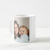 Beste MOM ooit gepersonaliseerde foto Koffiemok (Voorkant links)