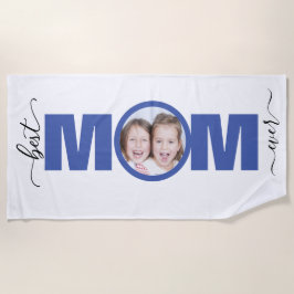 Beste MOM ooit met Foto Strandlaken