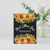 BESTE MOM OOIT MOEDERDAG GIFT BRIEFKAART (Staand voorkant)