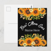 BESTE MOM OOIT MOEDERDAG GIFT BRIEFKAART (Voorkant / Achterkant)