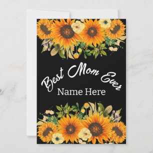 BESTE MOM OOIT MOEDERDAG GIFT KAART