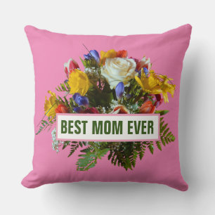 BESTE MOM OOIT MOEDERDAG GIFT KUSSEN