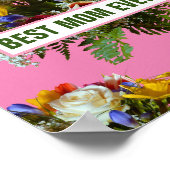 BESTE MOM OOIT MOEDERDAG GIFT POSTER (Hoek)