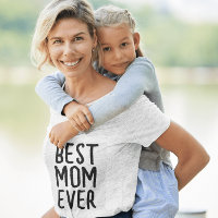 BESTE MOM OOIT MOEDERDAG T-SHIRT