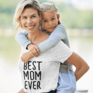 BESTE MOM OOIT MOEDERDAG T-SHIRT