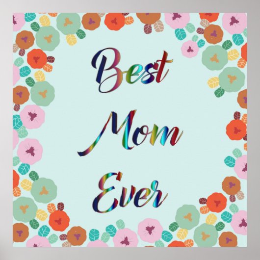 BESTE MOM OOIT POSTER (Voorkant)