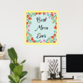 BESTE MOM OOIT POSTER (Thuiskantoor)