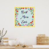 BESTE MOM OOIT POSTER (Keuken)