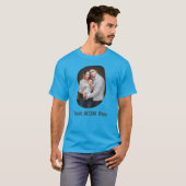 Beste MOM ooit upload je familiefoto T-shirt (Voorkant volledig)