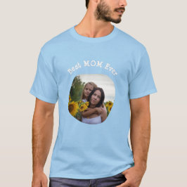 Beste MOM ooit uploadt uw vierkante familiefoto T-shirt