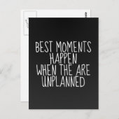 Beste momenten Inspirerend Briefkaart (Voorkant / Achterkant)