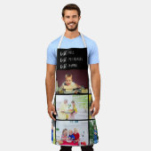 Beste Momma Editable 9 Foto Schort (Gedragen)