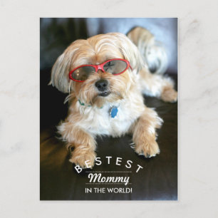 Beste Mommy Custom Doggie Moederdag Briefkaart
