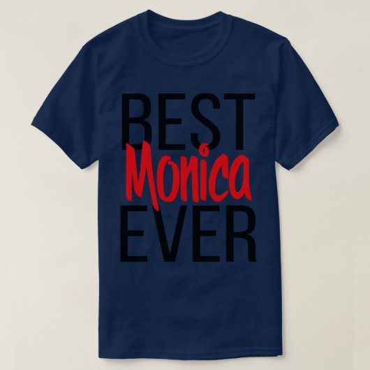 Beste Monica ooit 1 T-shirt (Design voorkant)