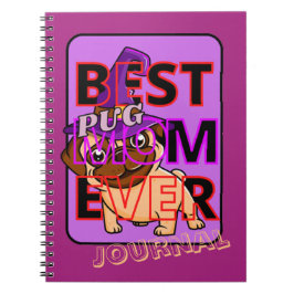 Beste mopshondmoeder ooit notitieboek