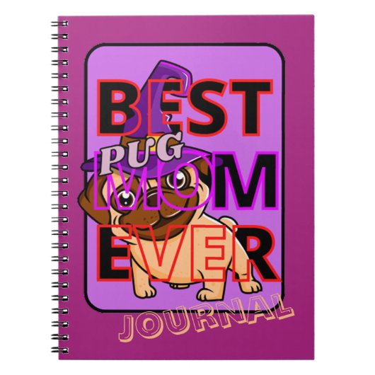 Beste mopshondmoeder ooit notitieboek (Voorkant)