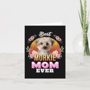  beste Morkie mam ooit Moederdag voor honden Kaart
