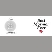 Beste Mormor Ever - Gepersonaliseerde foto Yule He Grote Koffiekop