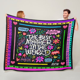 BESTE MOTHER Fleece Blanket