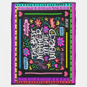 BESTE MOTHER Fleece Blanket (Voorkant)