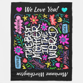 BESTE MOTHER Fleece Blanket