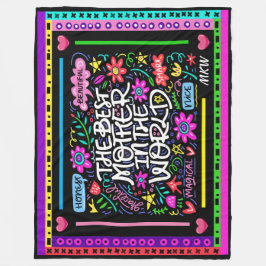 BESTE MOTHER Fleece Blanket Deken