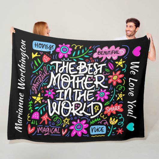 BESTE MOTHER Fleece Blanket Deken (In situ)
