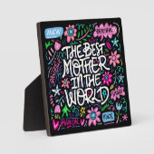 BESTE MOTHER Plaque Fotoplaat (Voorkant)