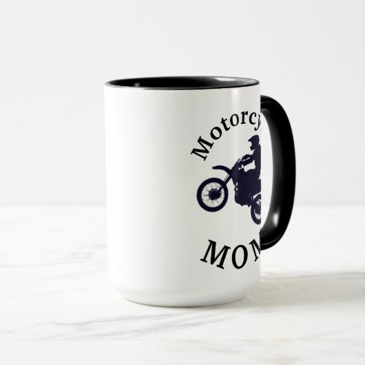 Beste "MOTORFIETS MAM" ooit! Moederdag Mok (Voorkant rechts)