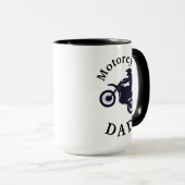 Beste "MOTORFIETS VADER" ooit! Vaderdag Mok (Voorkant rechts)