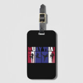 Beste Muay Thaise vader Bagagelabel (Voorkant (verticaal))