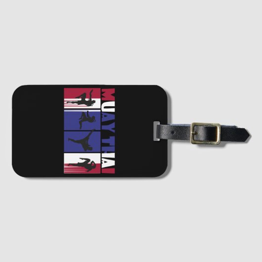 Beste Muay Thaise vader Bagagelabel (Voorkant (horizontaal))