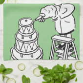 Beste Mum Cake Maker Cake Decoratie Theedoek (Gevouwen)