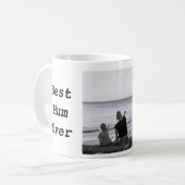 Beste Mum Ever Aangepaste Foto Koffiemok (Voorkant links)