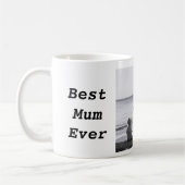 Beste Mum Ever Aangepaste Foto Koffiemok (Links)
