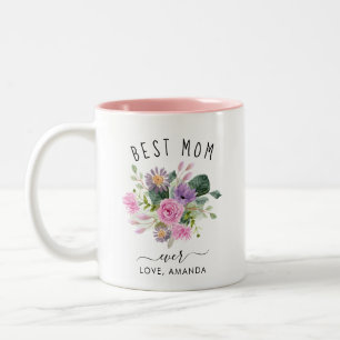  Beste Mum Ever-Trendy Boho Co. Tweekleurige Koffiemok