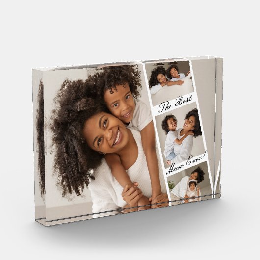 Beste Mum Ooit Fotospoel Collage Gepersonaliseerd Fotoblokken (Links)