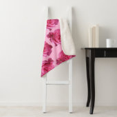 Beste Mum  roze rozen floral Moederdag fun Sherpa Deken (In situ)