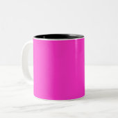 beste mum tweekleurige koffiemok (Voorkant links)