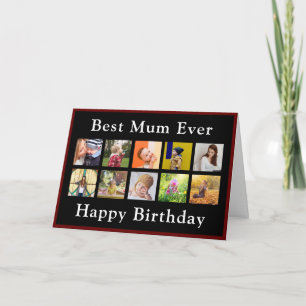Beste Mum Verjaardag Fotocollage InstagramTemplate Kaart