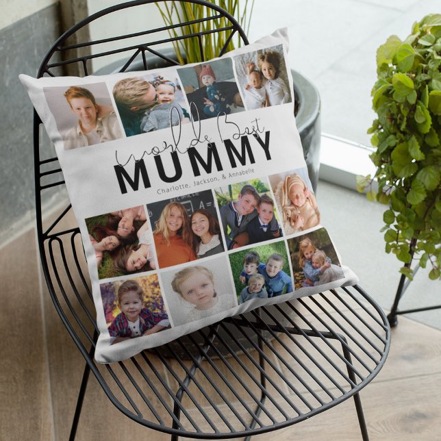 Beste Mummie ter Wereld | Fotocollage Kussen (Creator heeft geüpload)