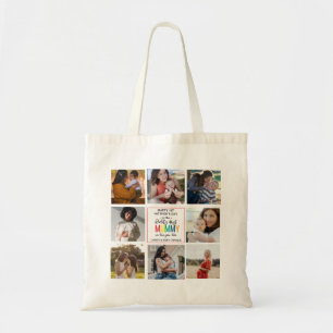 Beste Mummy 1e Moederdag Fotocollage ter wereld Tote Bag