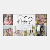 Beste Mummy Gift Photo Collage Gooi van de Moderne Bureaumat (Keyboard & Muis)