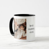 Beste Mummy Ooit Mok Met Twee Foto's (Voorkant links)