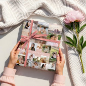 Beste Mummy ooit Script Moederdag Fotocollage Inpakpapier Vel